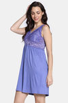 Zivame Lace N Mesh Babydoll - Chive Blossom — thumbnail 2